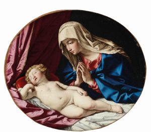 Giovanni Battista Salvi, called Sassoferrato, Madonna and Child